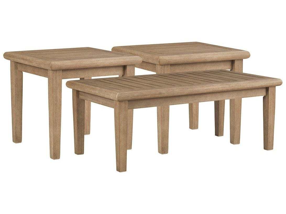 Gerianne Outdoor Occasional Table Set / 3pc
