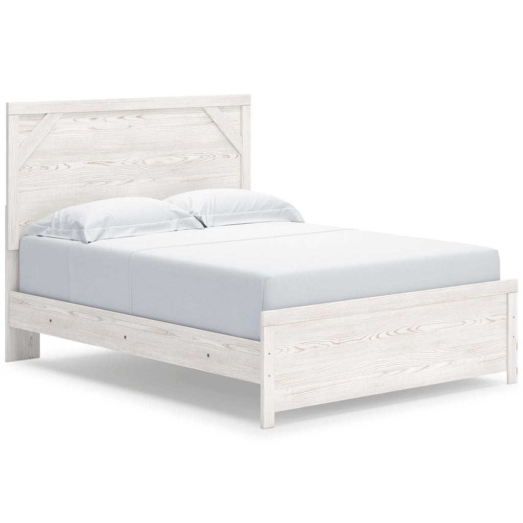 Gerridan White & Gray Bedroom Set / 4pc
