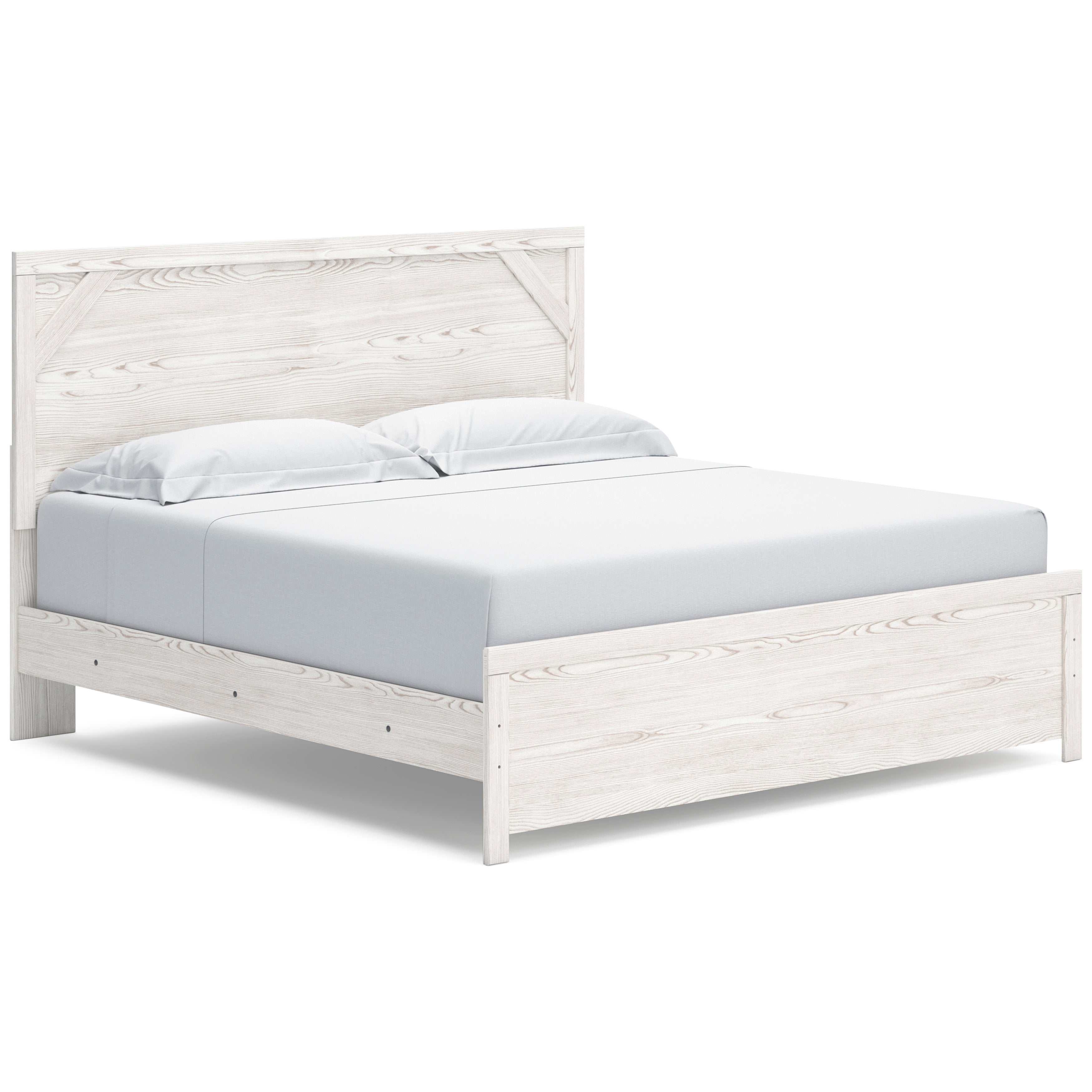 Gerridan White & Gray Bedroom Set / 4pc