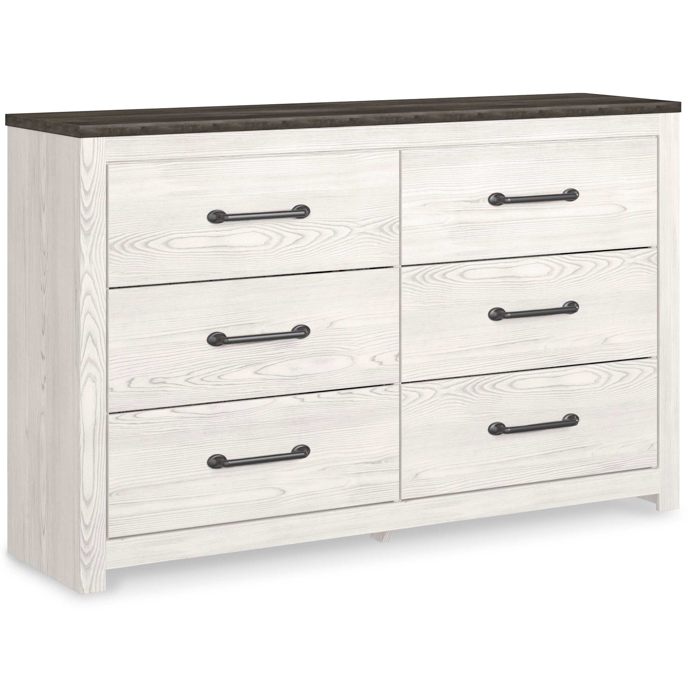 Gerridan White & Gray Dresser and Mirror