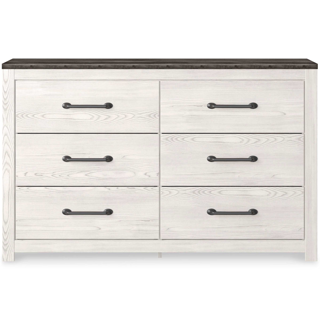 Gerridan White & Gray Dresser and Mirror
