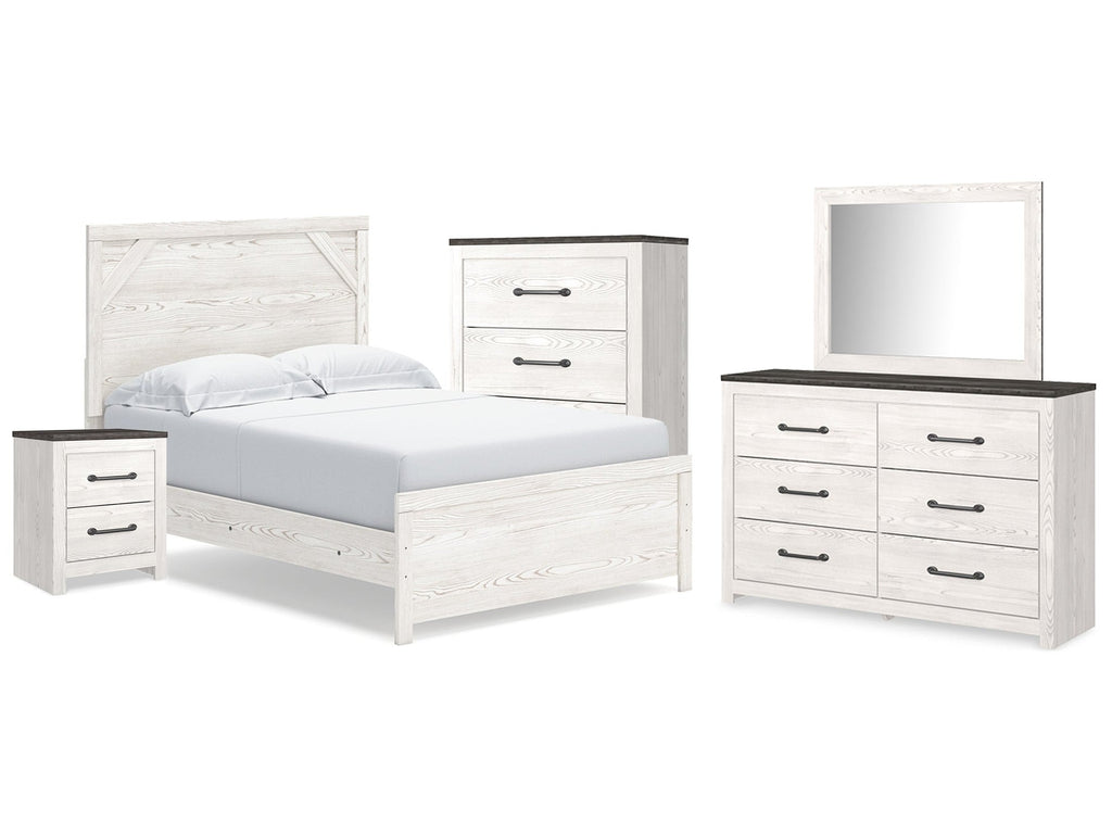Gerridan /Gray Full Panel Bedroom Set, White