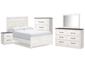 Gerridan /Gray Full Panel Bedroom Set, White