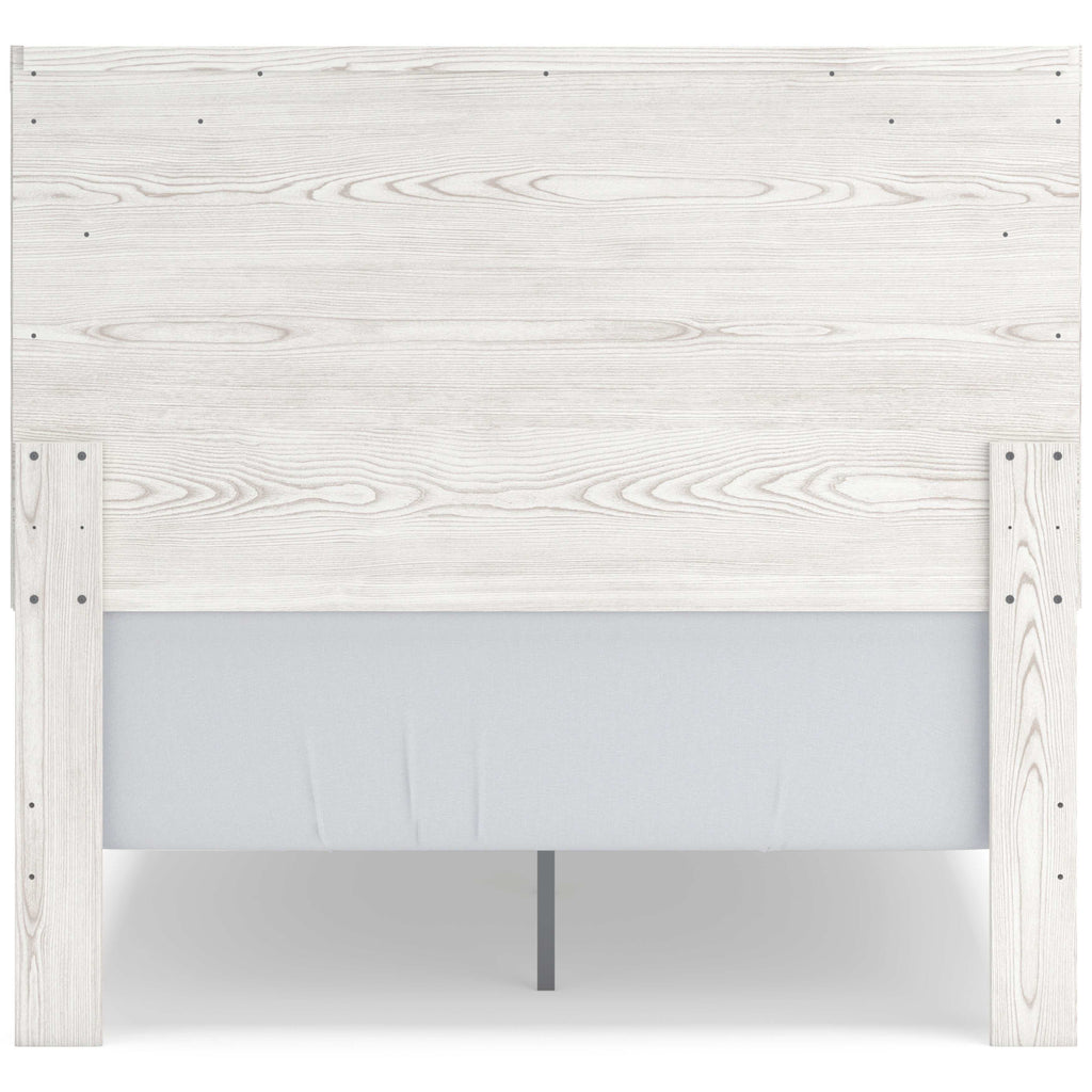 Gerridan White & Gray Full Panel Youth Bed Frame