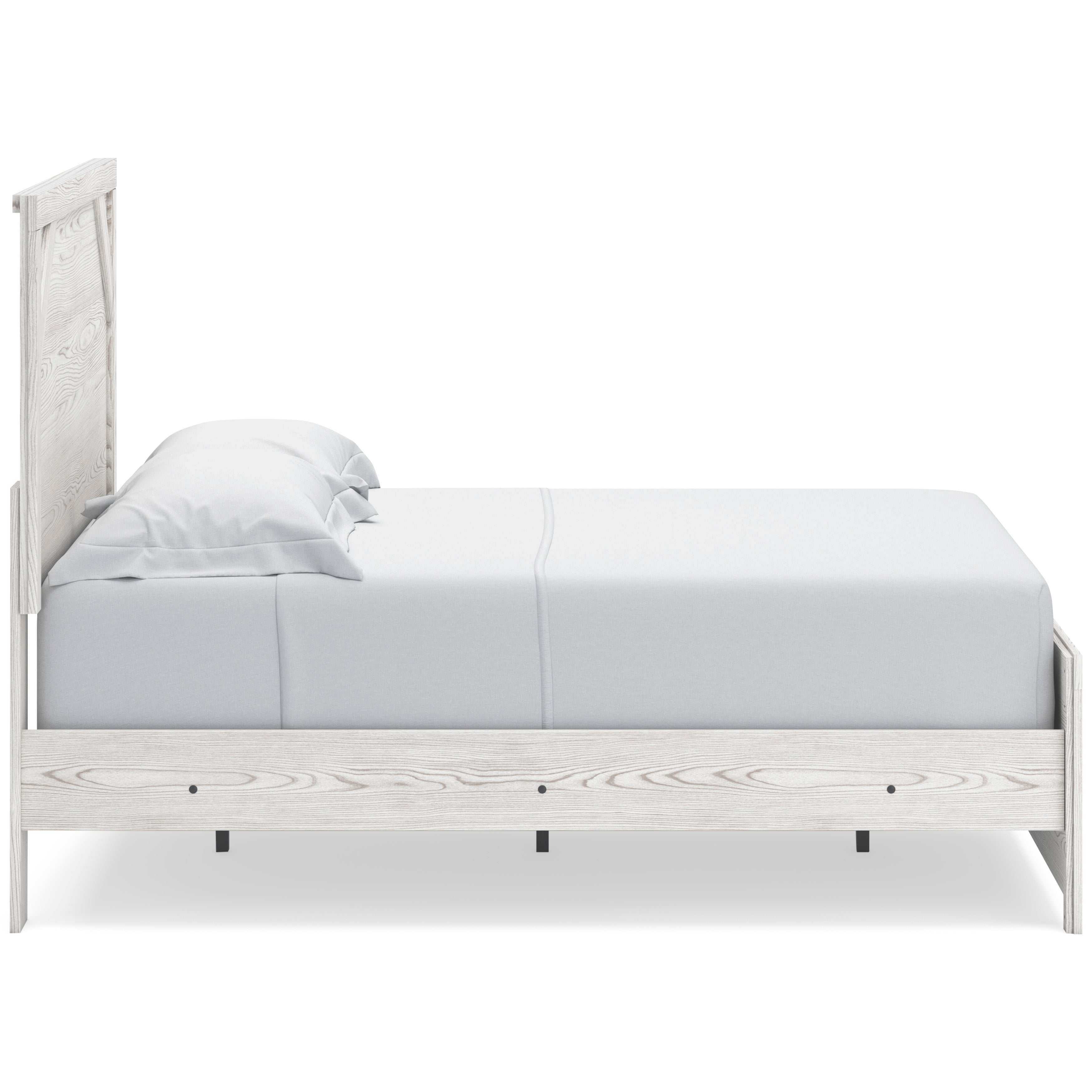 Gerridan White & Gray Full Panel Youth Bed Frame