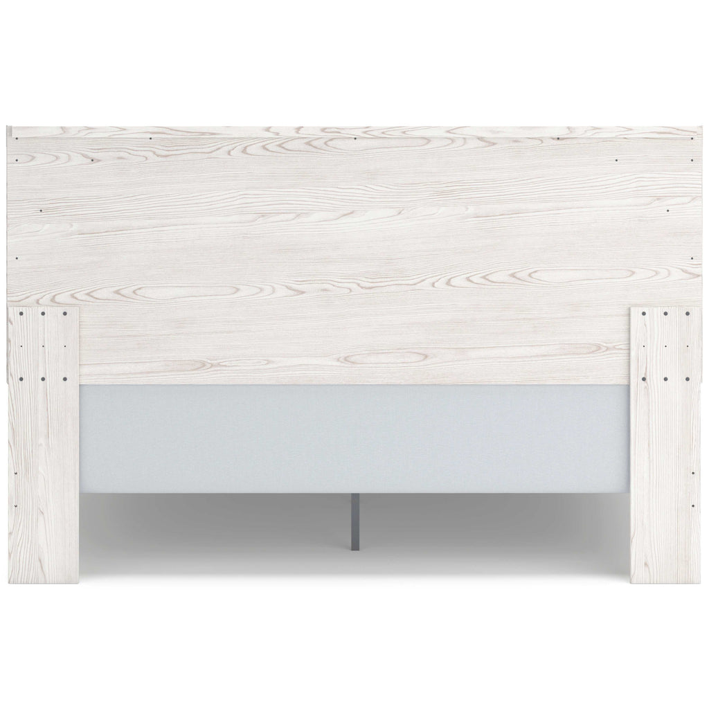 Gerridan White & Gray King Panel Bed