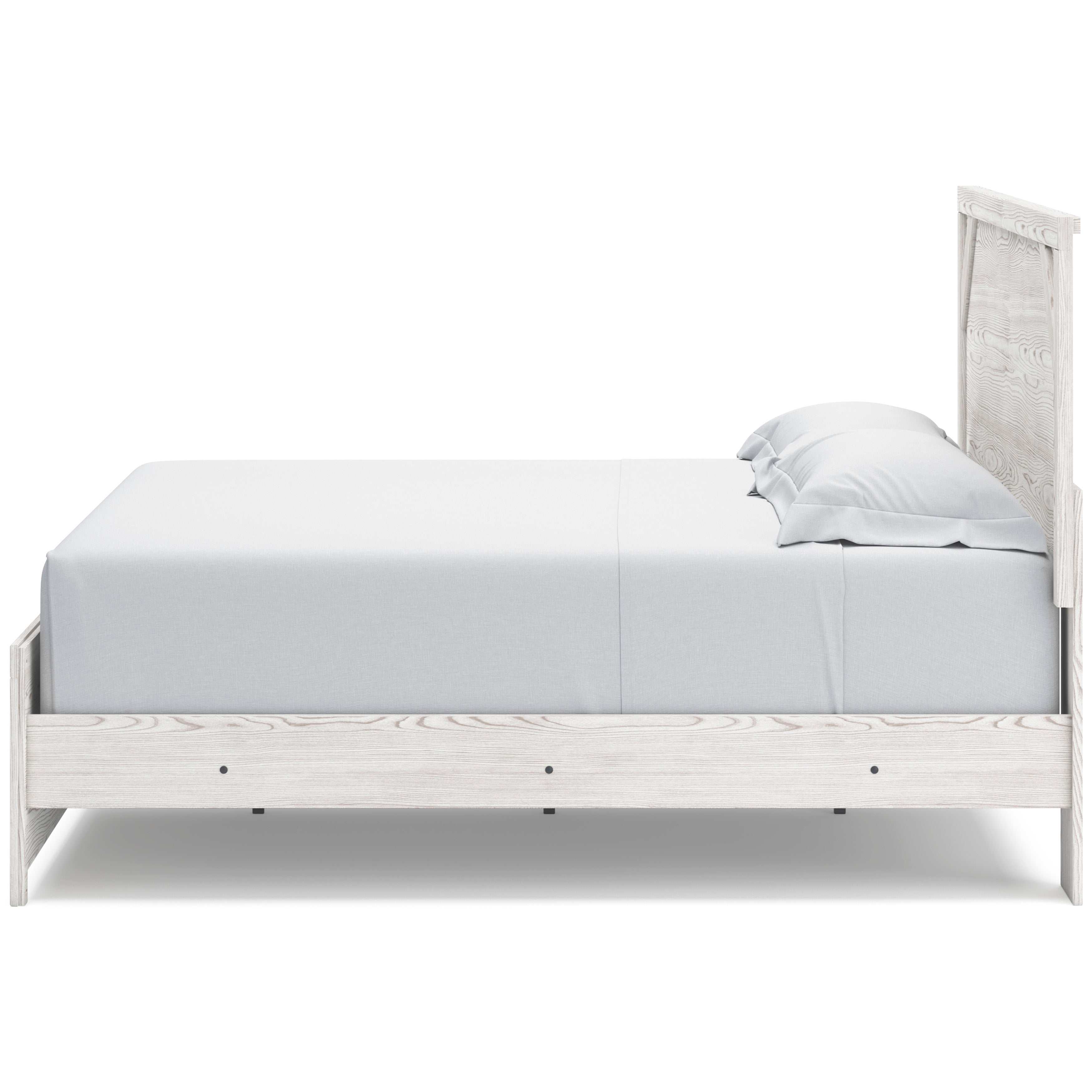 Gerridan White & Gray King Panel Bed