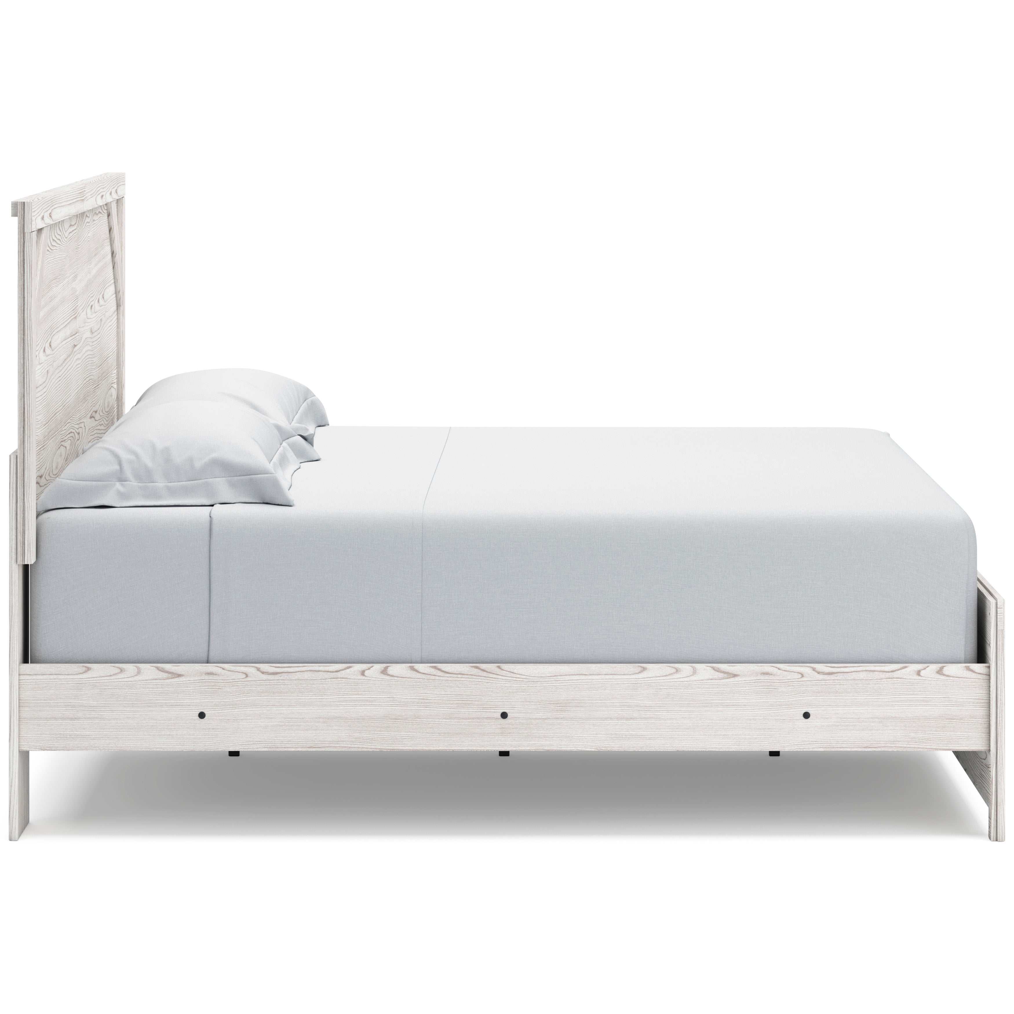 Gerridan White & Gray King Panel Bed