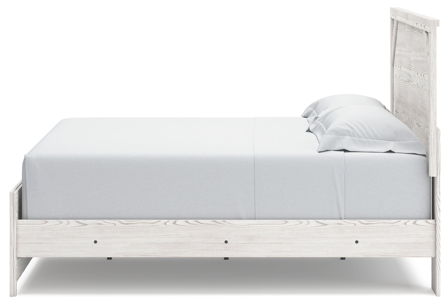 Gerridan White/Gray King Panel Bedroom Set with Chest and Nightstand