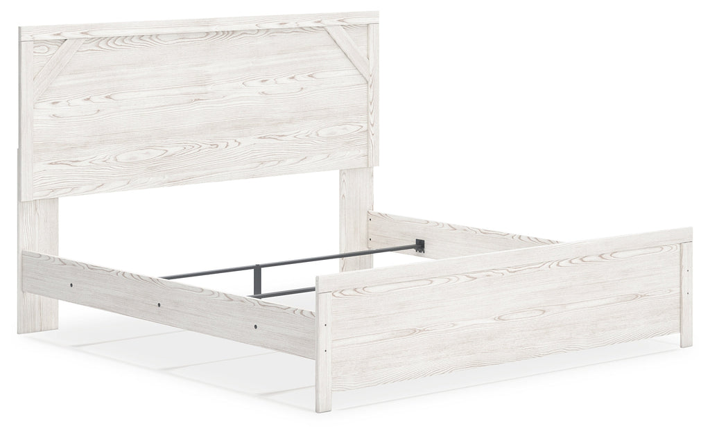 Gerridan /Gray King Panel Bedroom Set, White