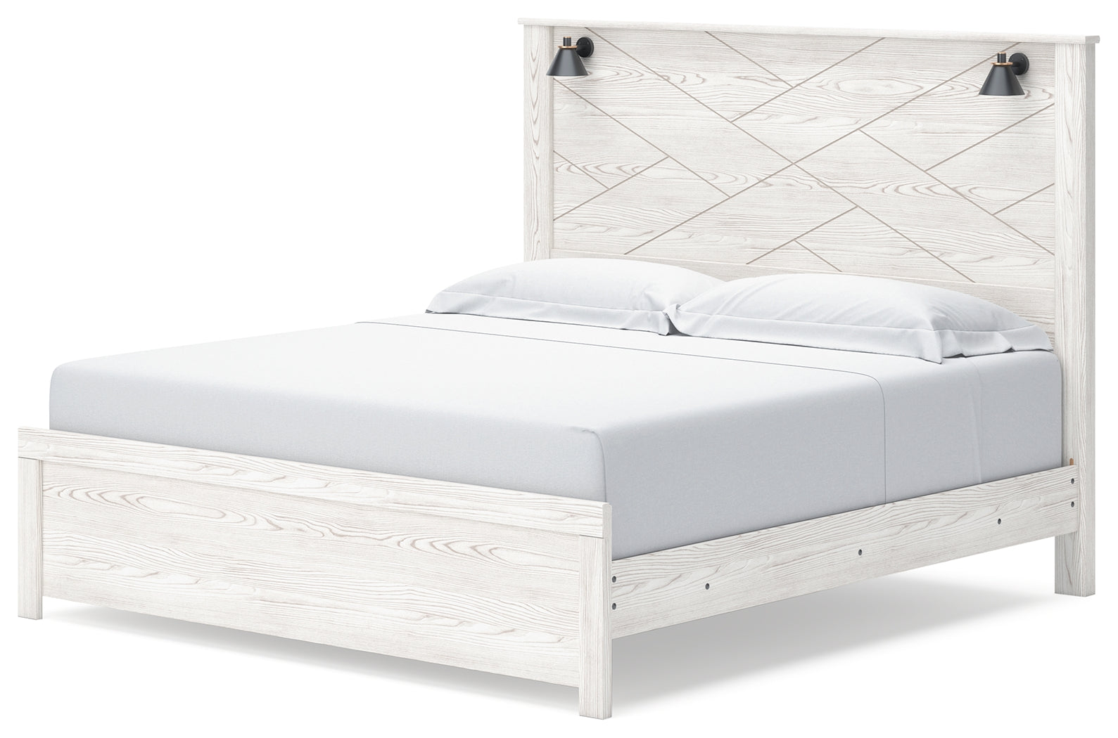 Gerridan /Gray King Panel Bedroom Set, White
