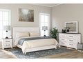 Gerridan /Gray King Panel Bedroom Set, White