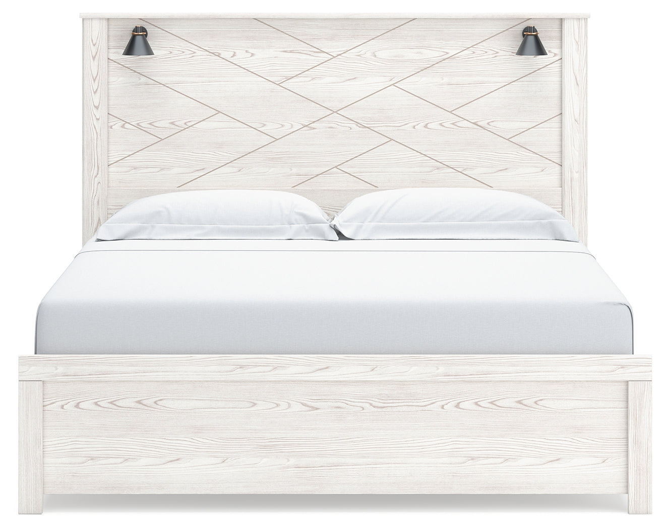 Gerridan /Gray King Panel Bedroom Set, White