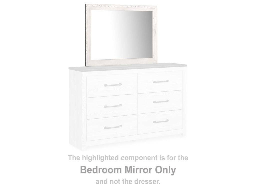 Gerridan White & Gray Mirror