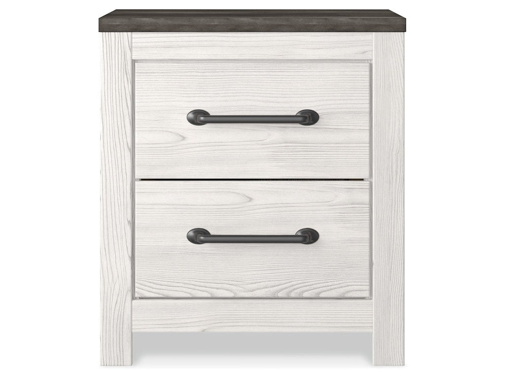 Gerridan White & Gray Nightstand