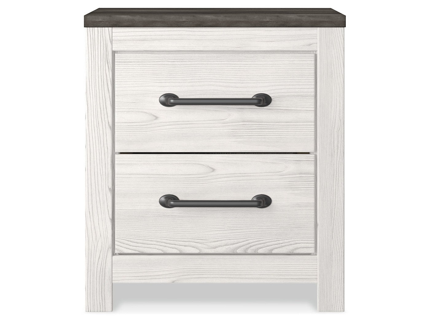 Gerridan White & Gray Nightstand
