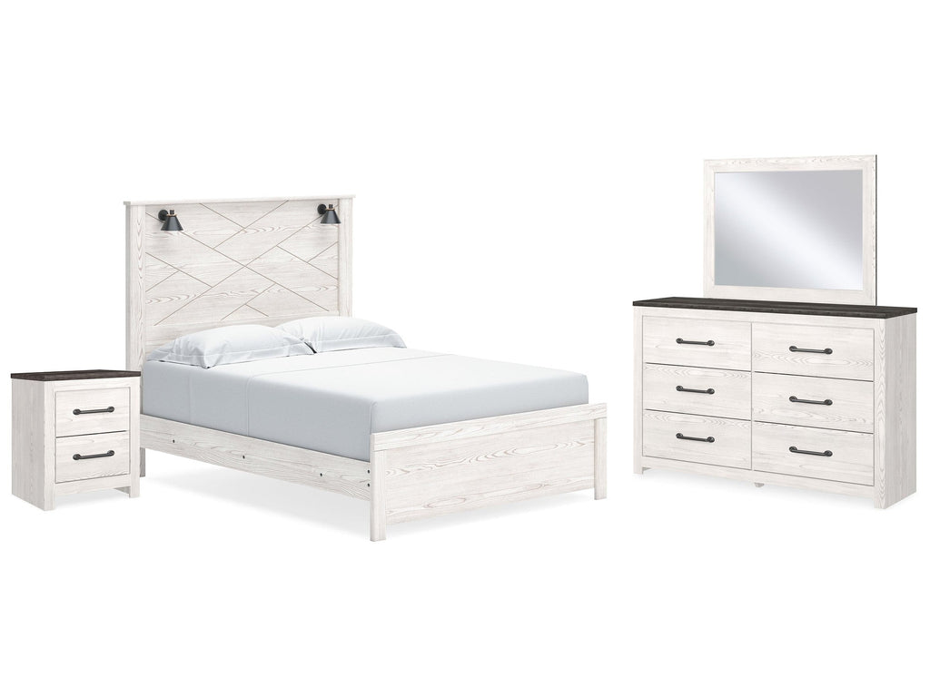 Gerridan /Gray Queen Panel Bedroom Set, White