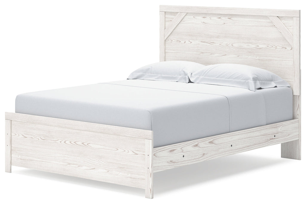 Gerridan White/Gray Queen Panel Bedroom Set with Dresser
