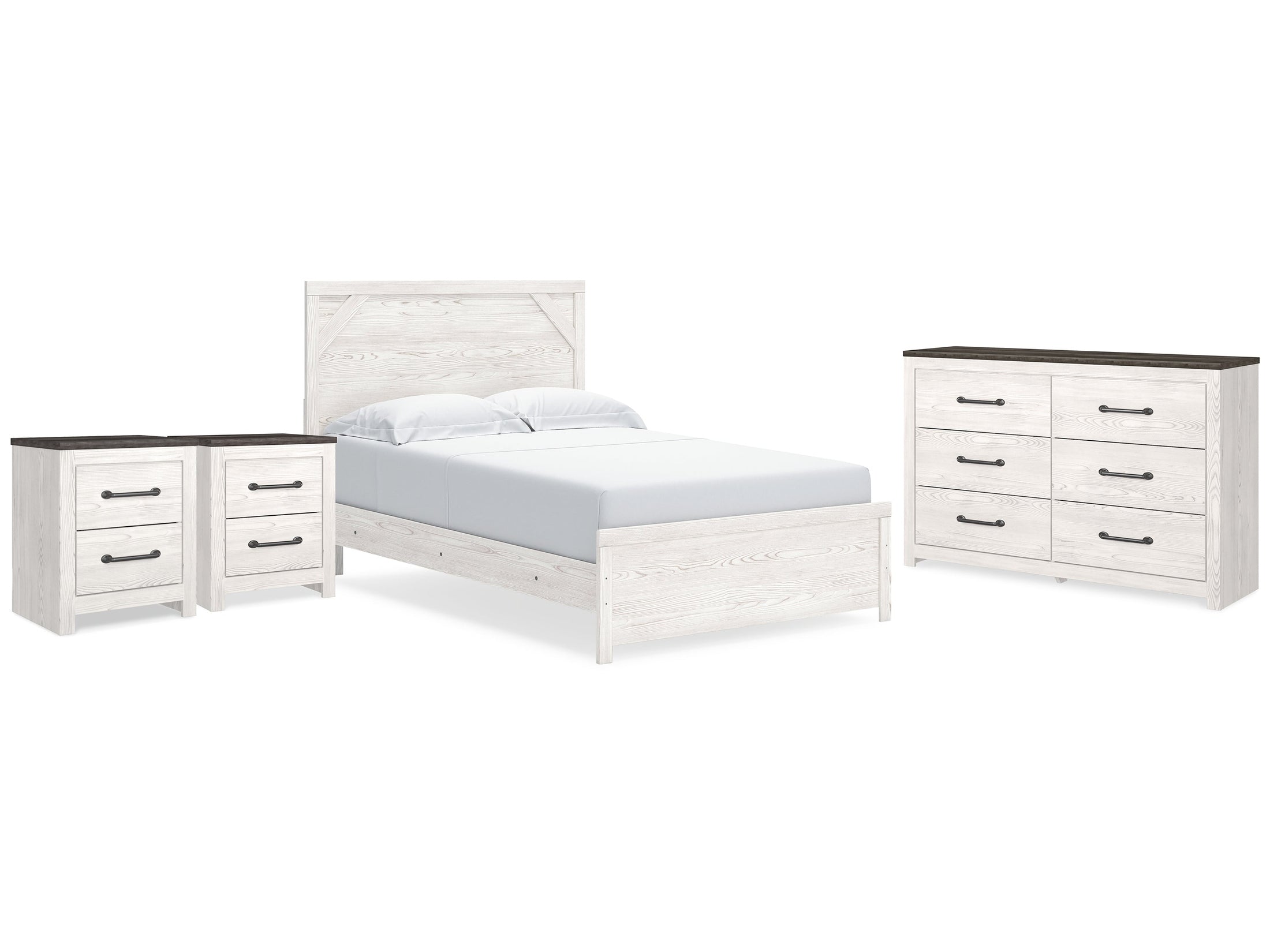 Gerridan /Gray Queen Panel Bedroom Set, White