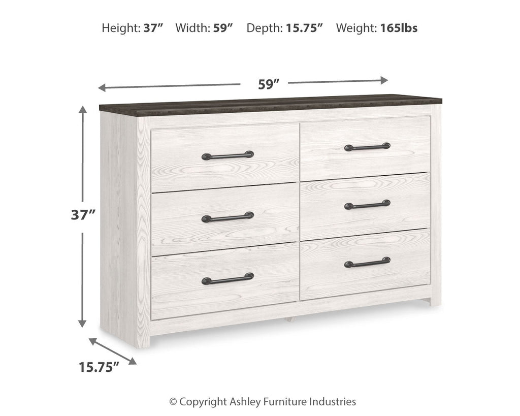 Gerridan /Gray Queen Panel Bedroom Set, White