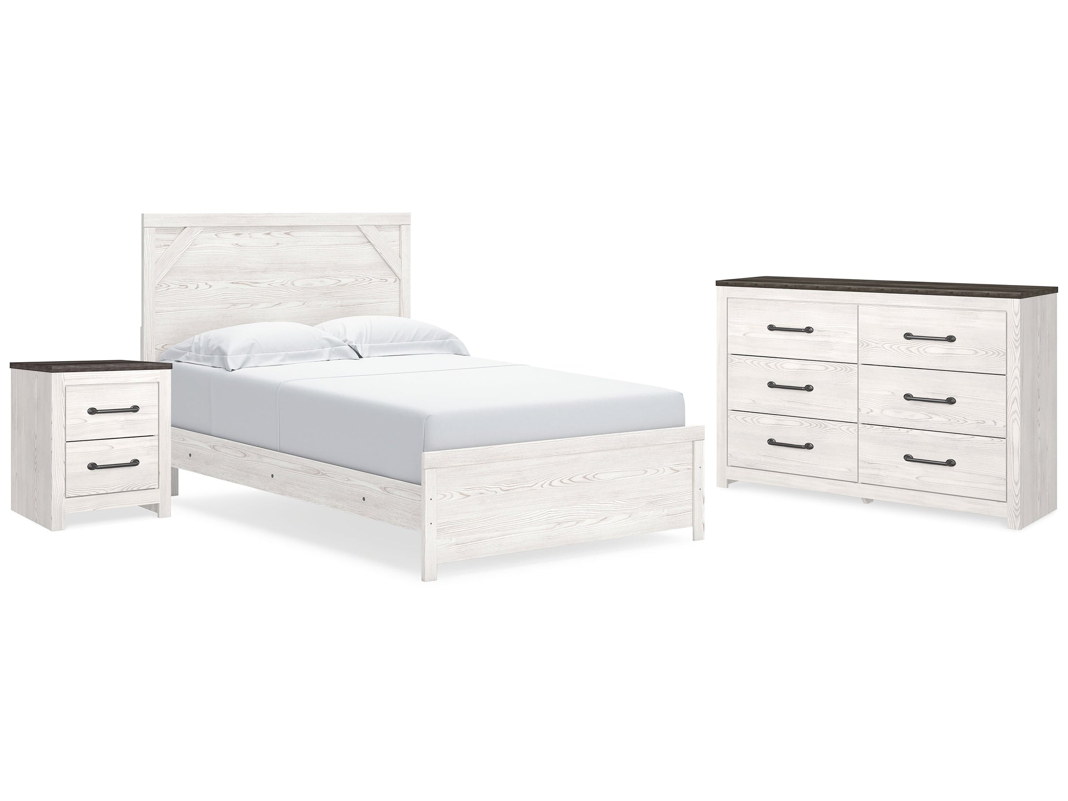 Gerridan /Gray Queen Panel Bedroom Set, White