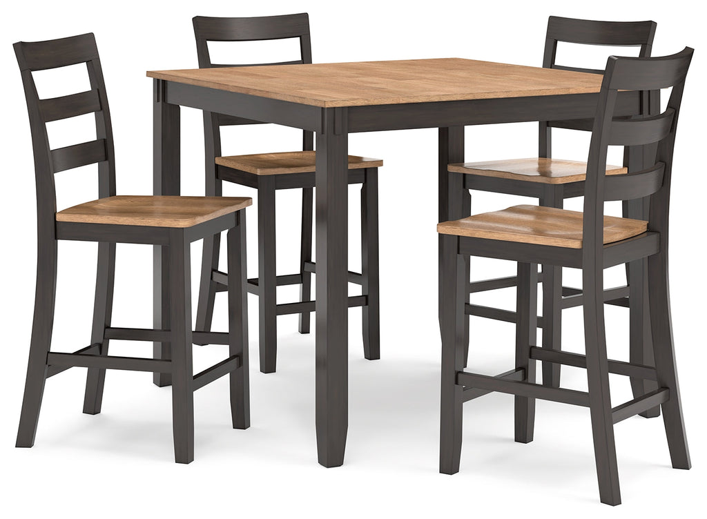 Gesthaven Counter Height Dining Table Room Set (Set of 5)