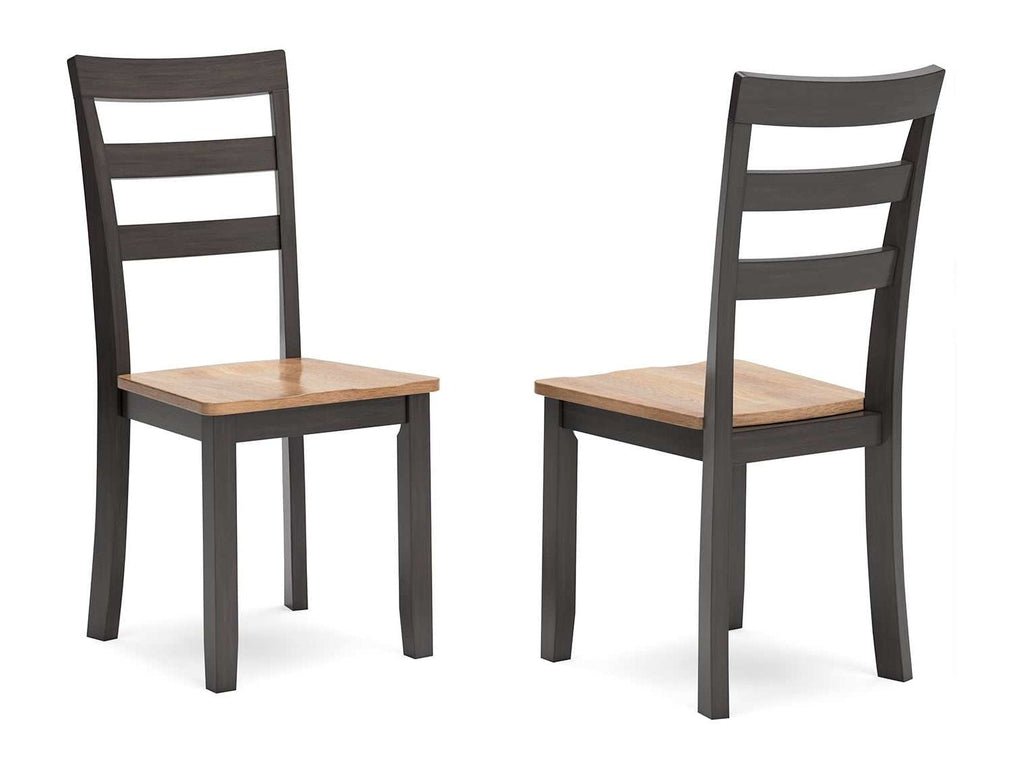 Gesthaven Natural/Brown Dining Chair (Set of 2)