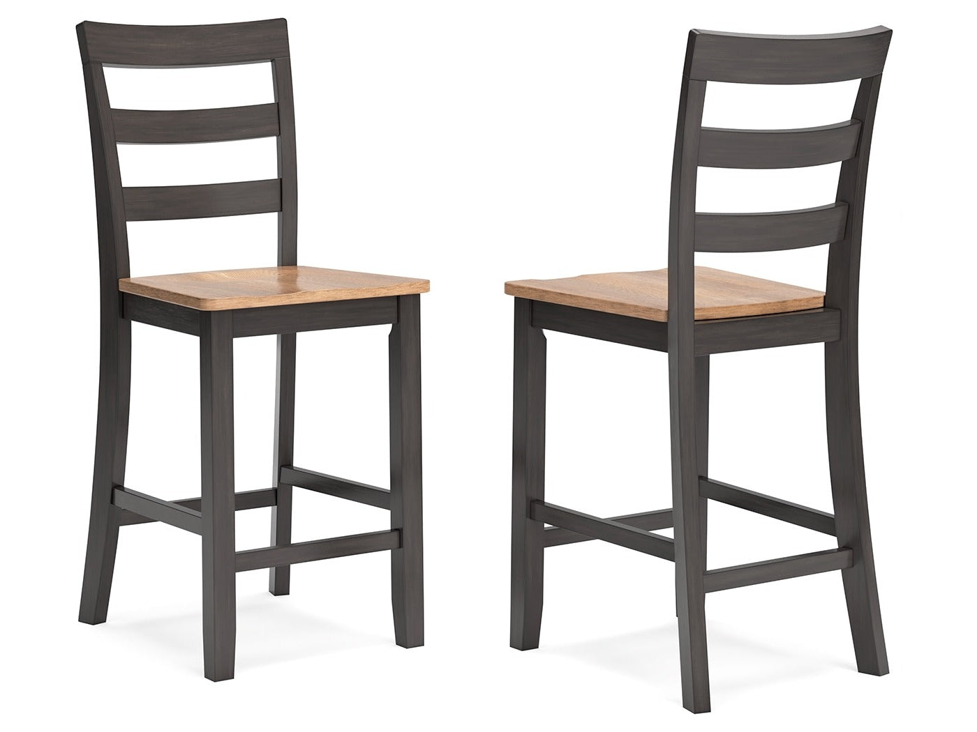 Gesthaven Natural/Brown Counter Height Dining Room Chair (Set of 2)