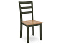 Gesthaven Natural/Green Dining Chair (Set of 2)