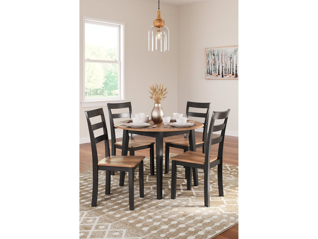 Gesthaven Dining Table and 4 Chairs