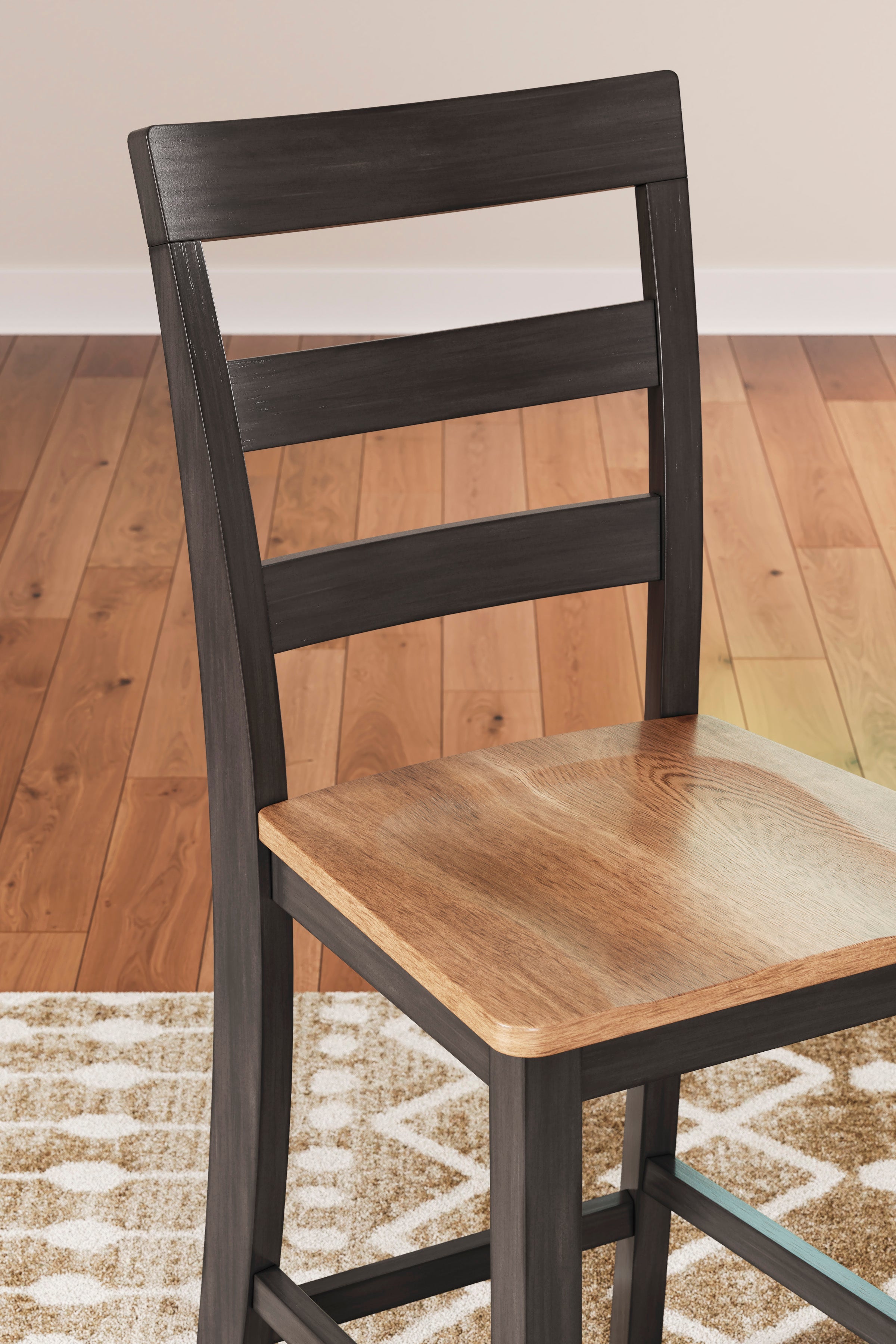 Gesthaven Natural/Brown Counter Height Dining Room Chair (Set of 2)