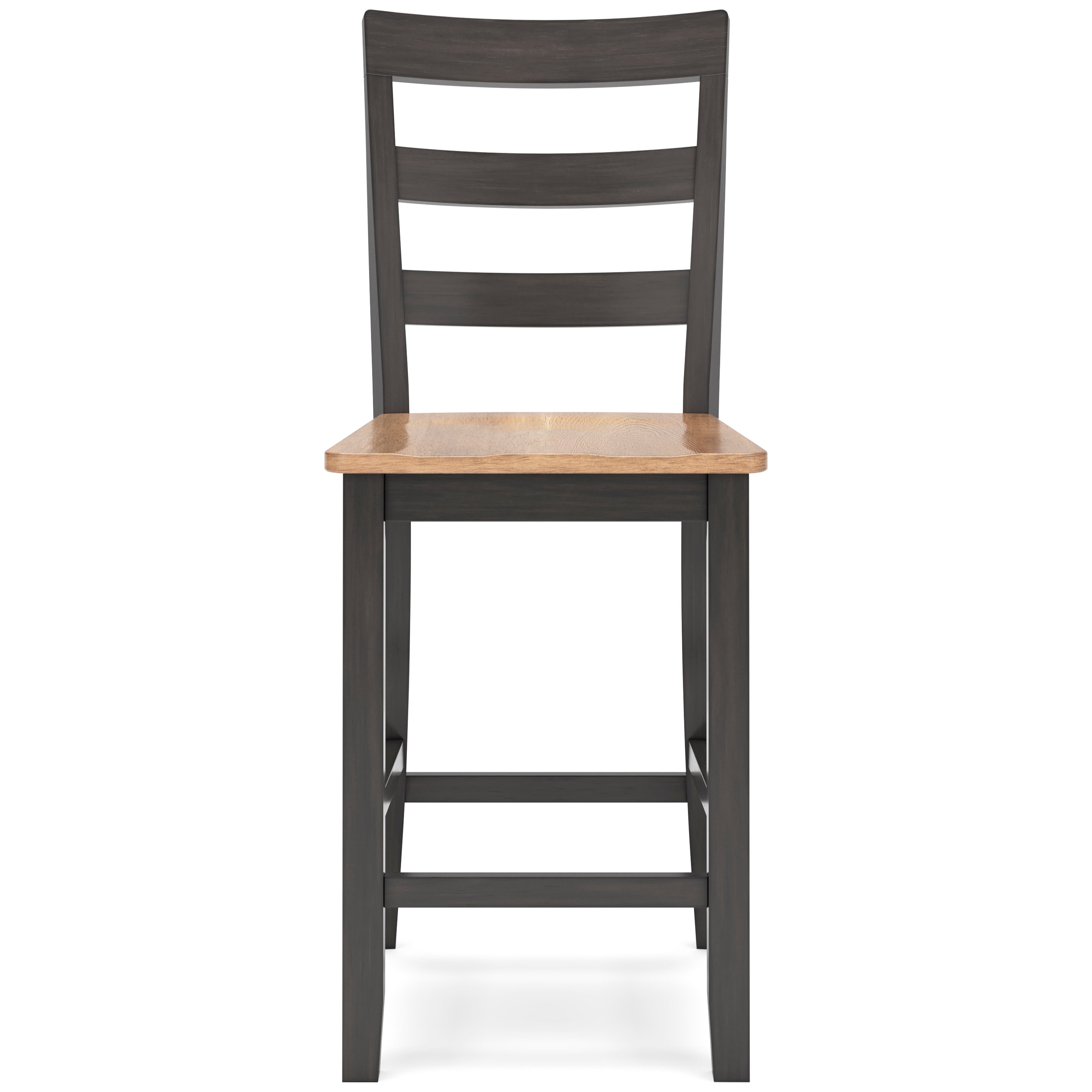 Gesthaven Natural/Brown Counter Height Dining Room Chair (Set of 2)