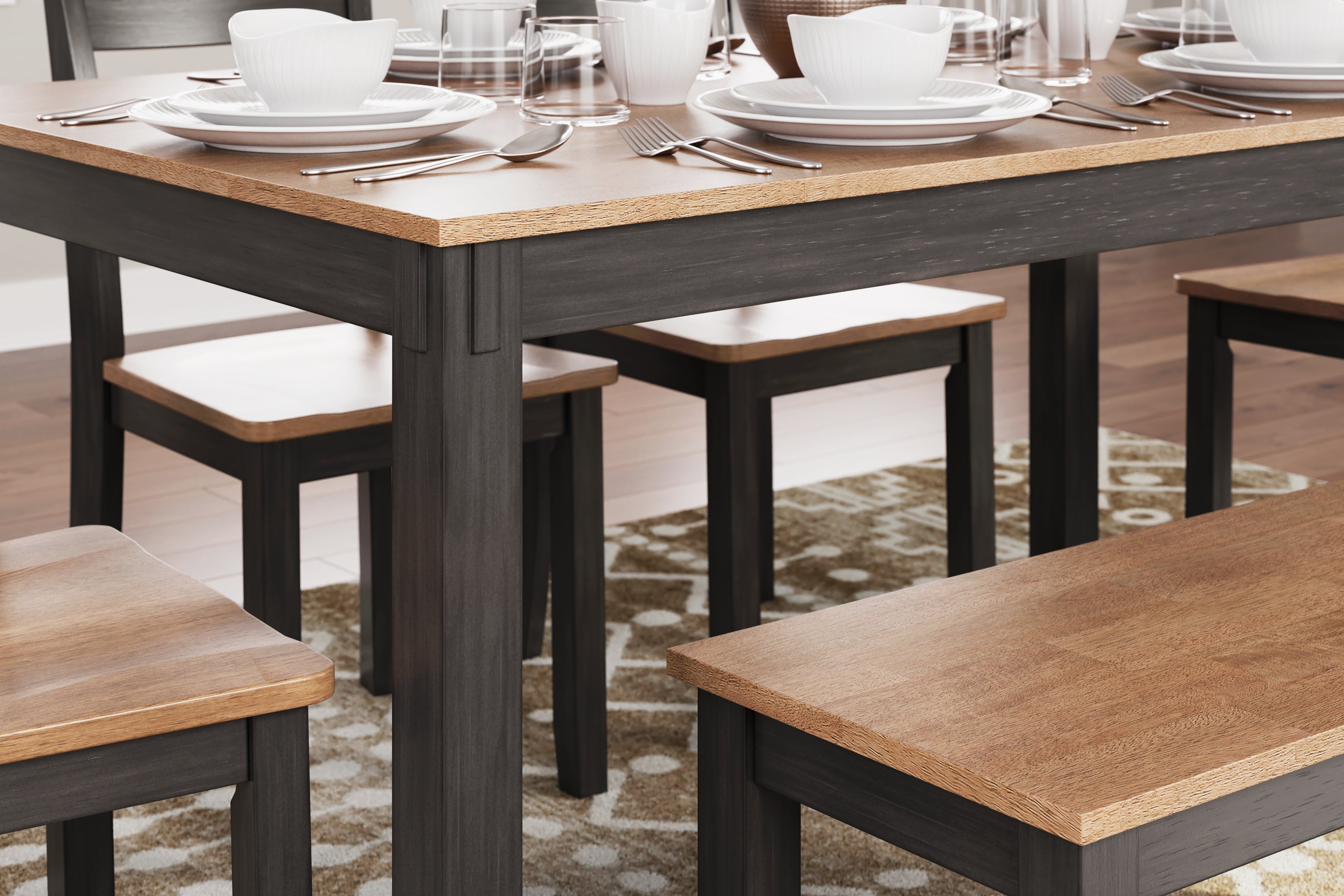 Gesthaven /Brown Dining Table, Natural
