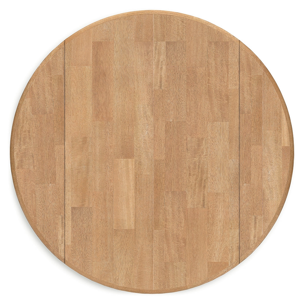 Gesthaven Natural/Green Dining Drop Leaf Table