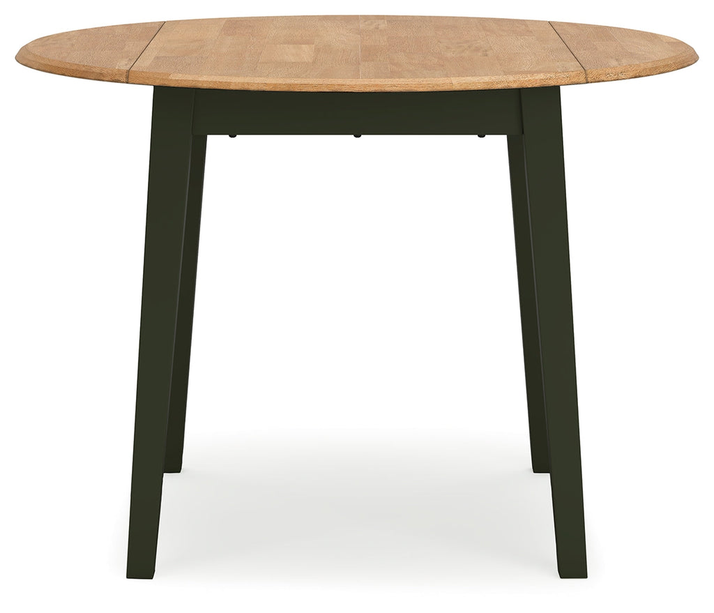 Gesthaven Natural/Green Dining Drop Leaf Table
