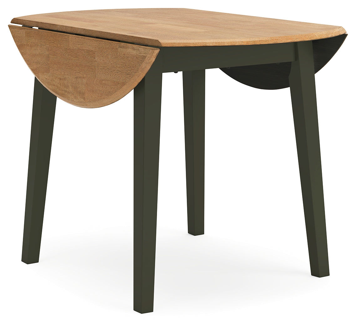 Gesthaven Natural/Green Dining Drop Leaf Table