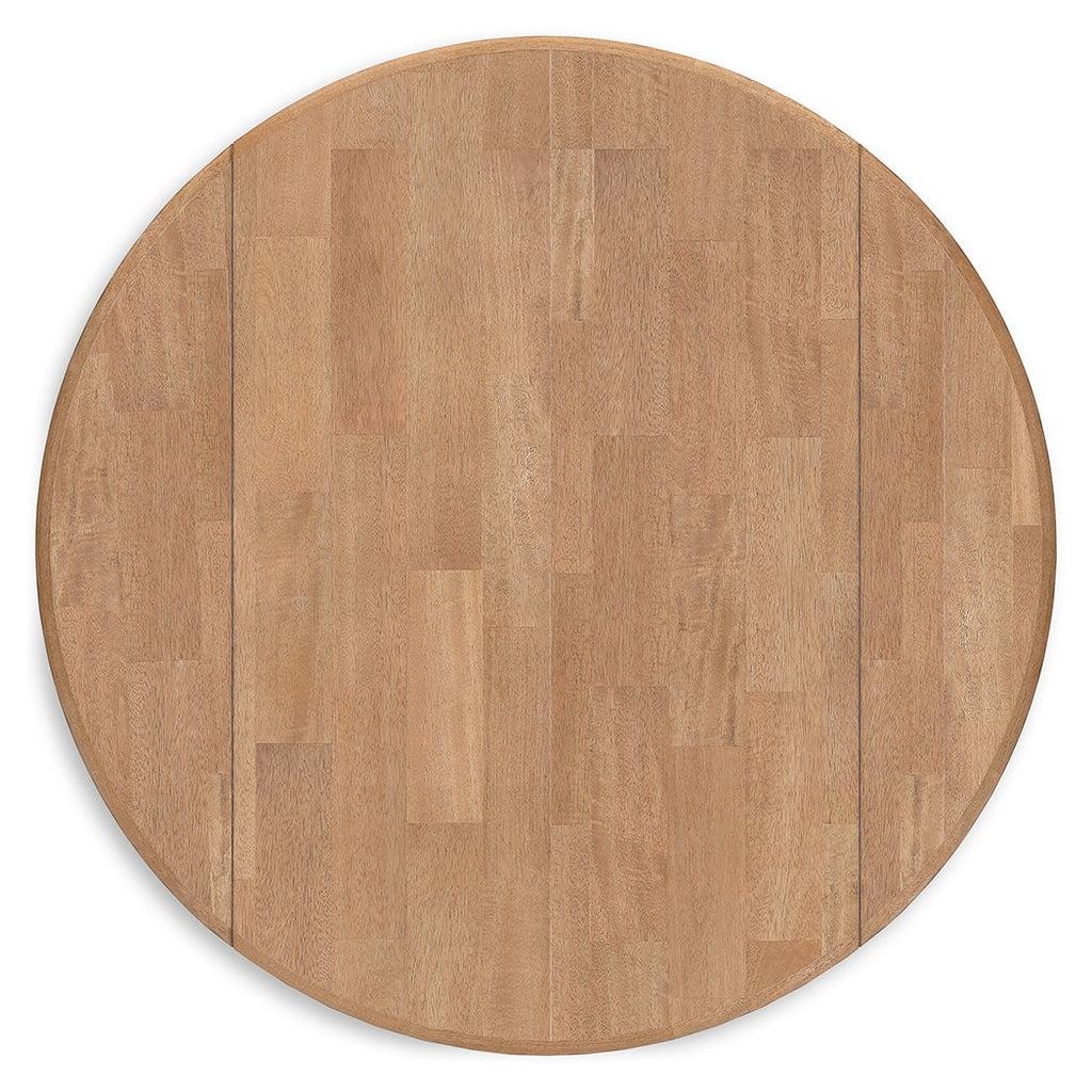Gesthaven Natural/White Dining Drop Leaf Table