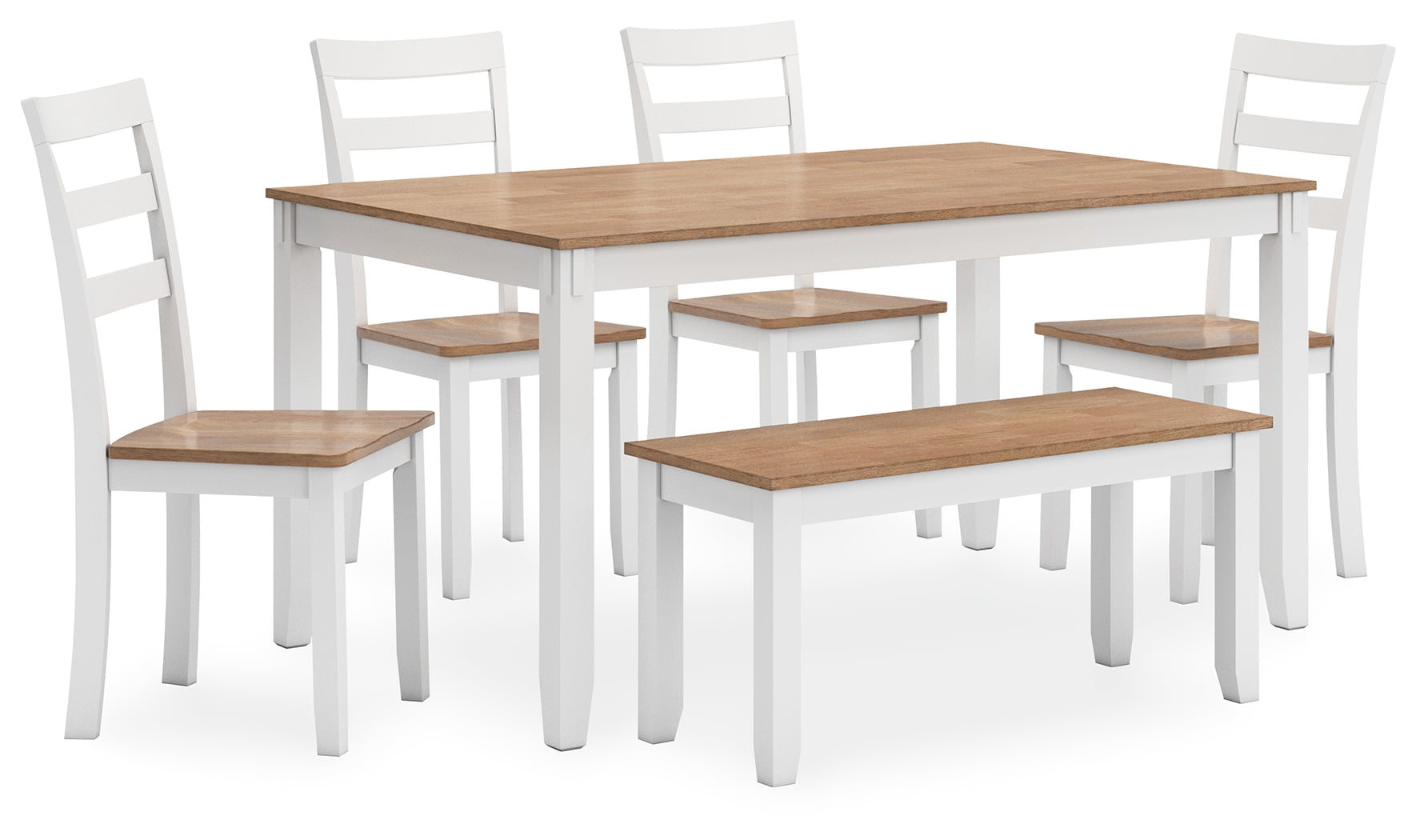 Gesthaven /White Dining Table, Natural