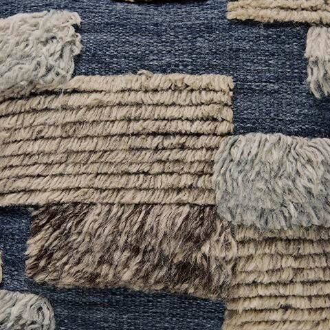 Gibbend Blue/Gray/White Pillow (Set of 4)