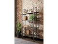 Gilesgrove Black/Gray Bookcase