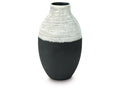 Girtha Antique White/Black Vase (13''H)