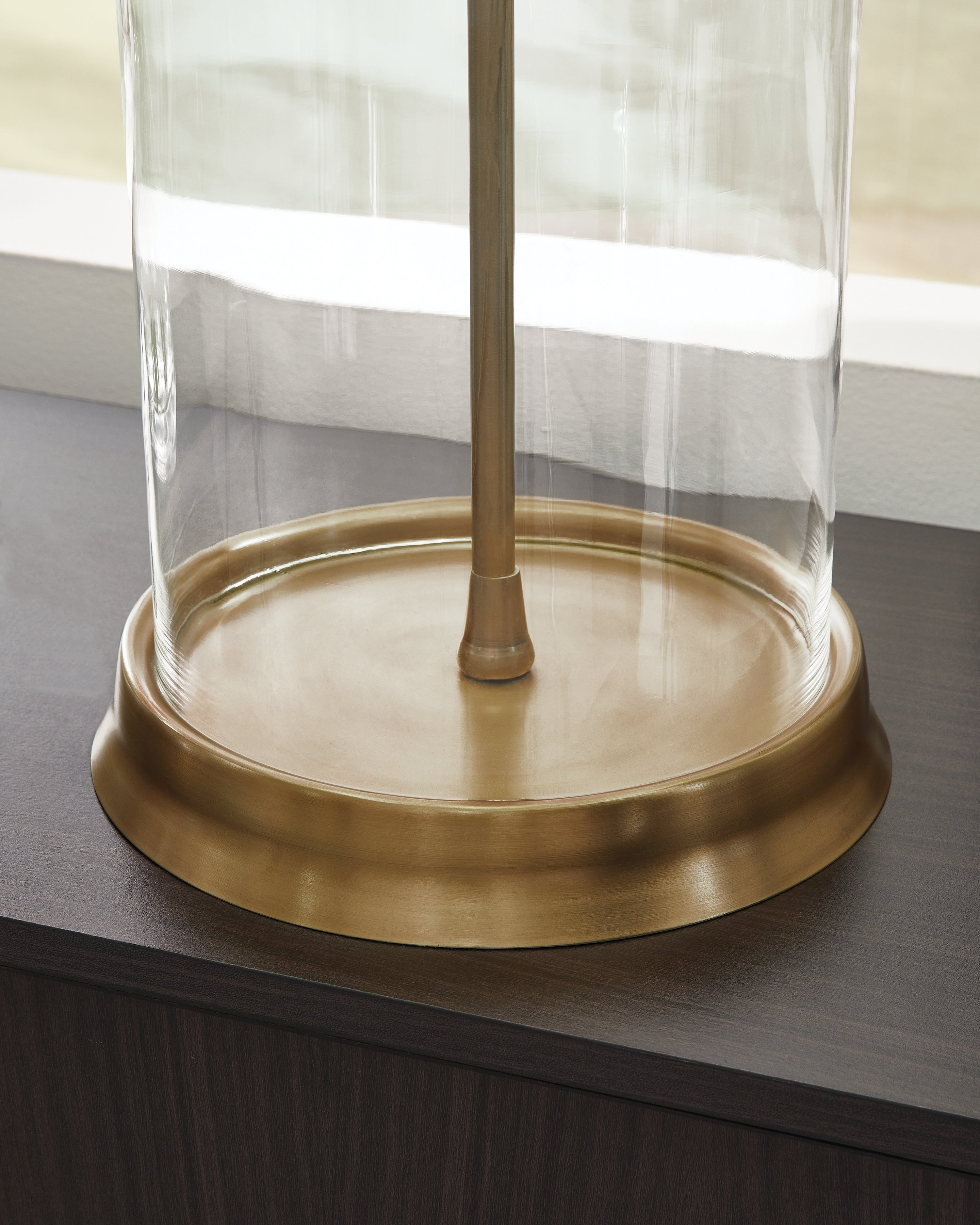 Gizeh Clear/Gold Table Lamp
