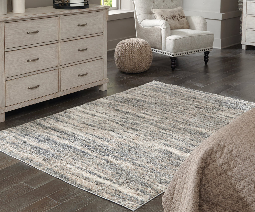 Gizela Ivory/Beige/Gray Medium Rug 5'3" x 7'3"