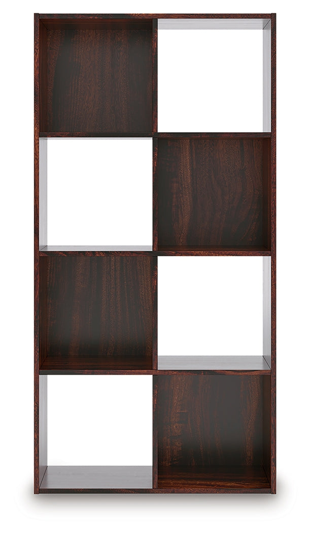Glosmount Cherry/Light Brown Eight Cube Organizer