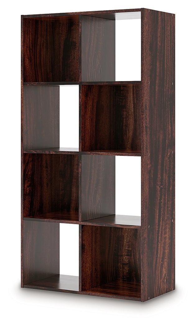 Glosmount Cherry/Light Brown Eight Cube Organizer