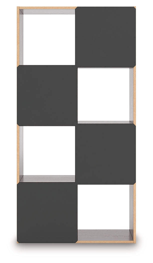 Glosmount Cherry/Light Brown Eight Cube Organizer