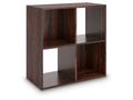 Glosmount Cherry/Light Brown Four Cube Organizer
