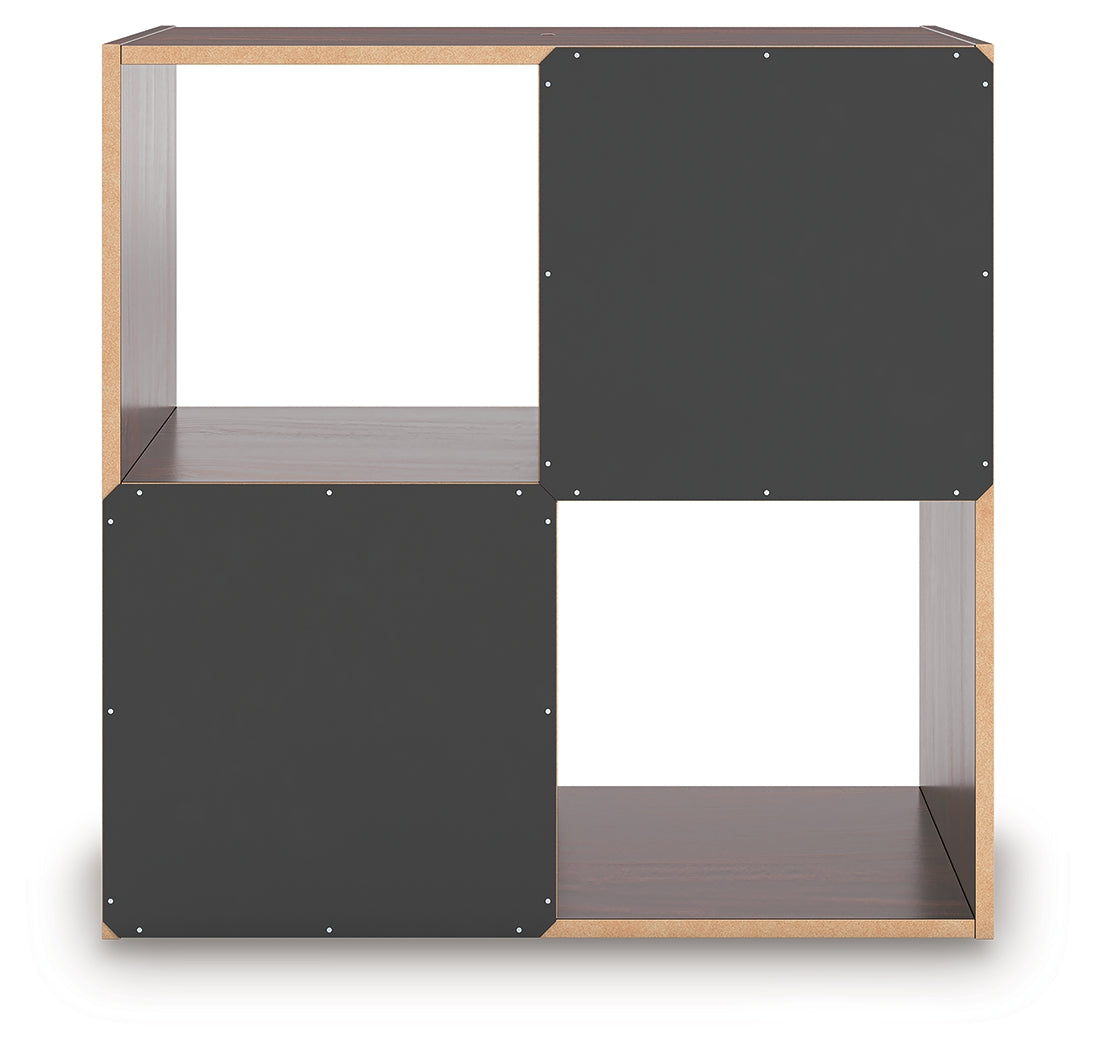 Glosmount Cherry/Light Brown Four Cube Organizer