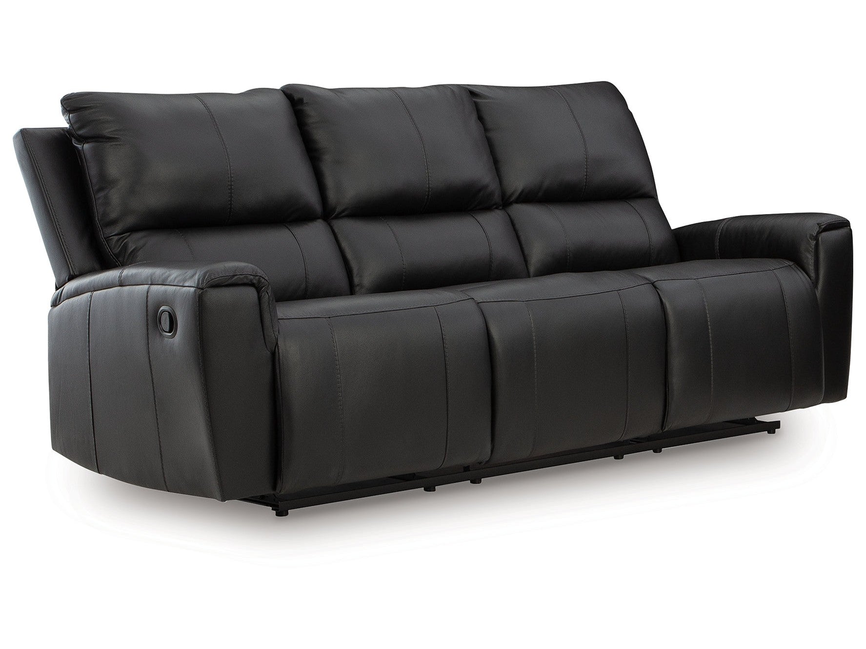 Glossmore Black Reclining Sofa