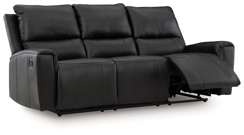 Glossmore Black Reclining Sofa
